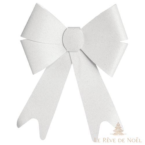 Grand noeud - Blanc - Noël et évènements