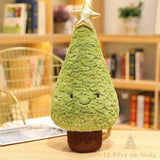 Peluche sapin de Noël avec étoile