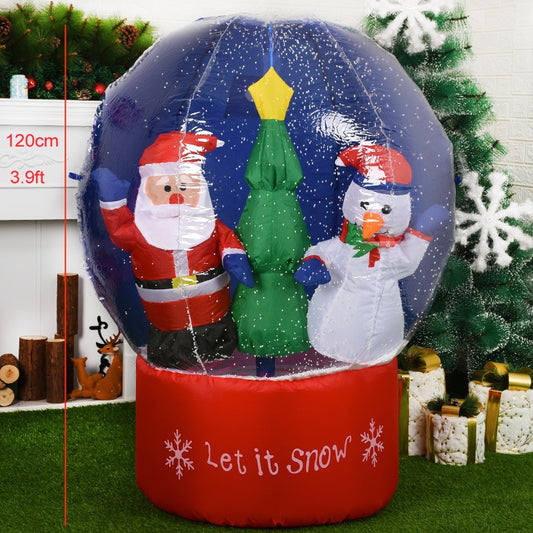 Structure de Noël gonflable : Boule de neige