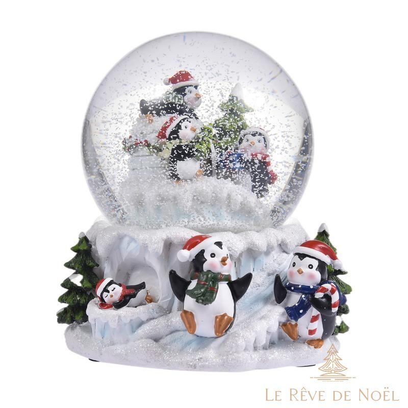 Boule à neige : Pingouin