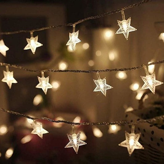 Guirlande lumineuse - étoiles de Noël