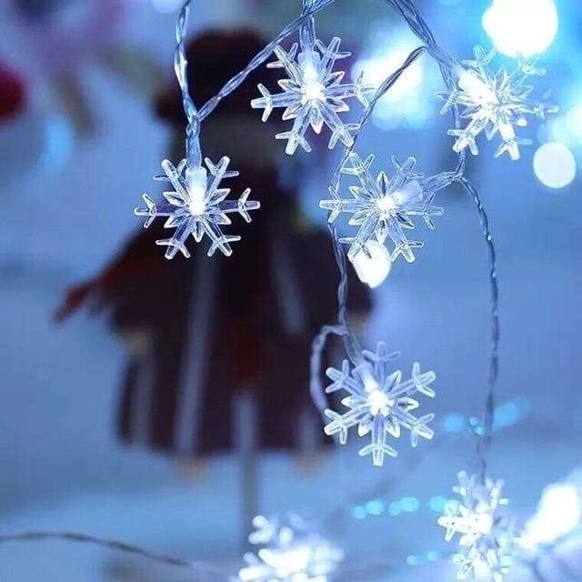 Guirlande lumineuse - Flocons de neige