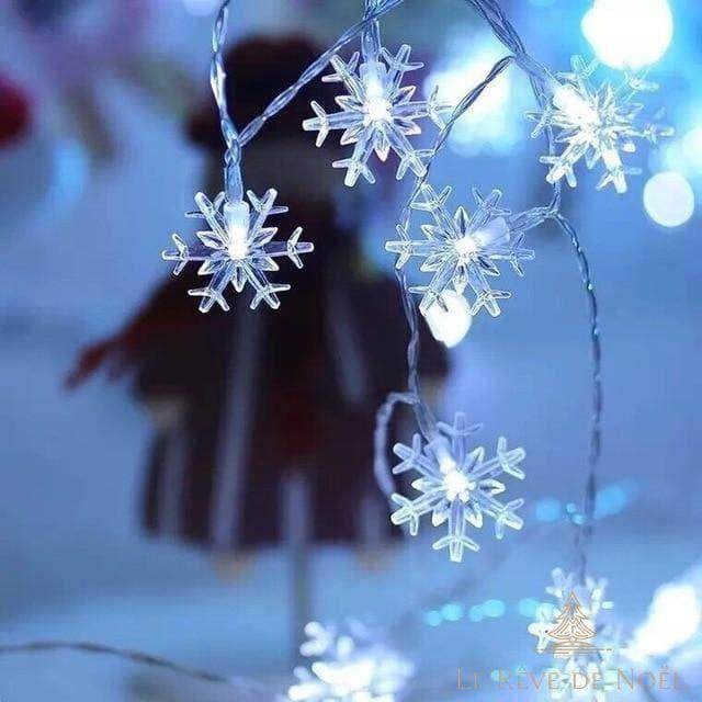 Guirlande lumineuse - Flocons de neige
