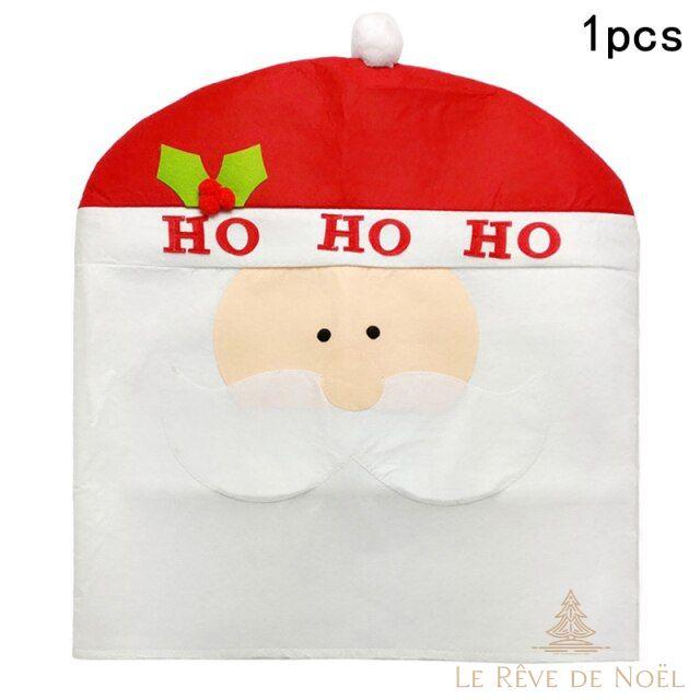 Housse De Chaise Noël - Ho Ho Ho