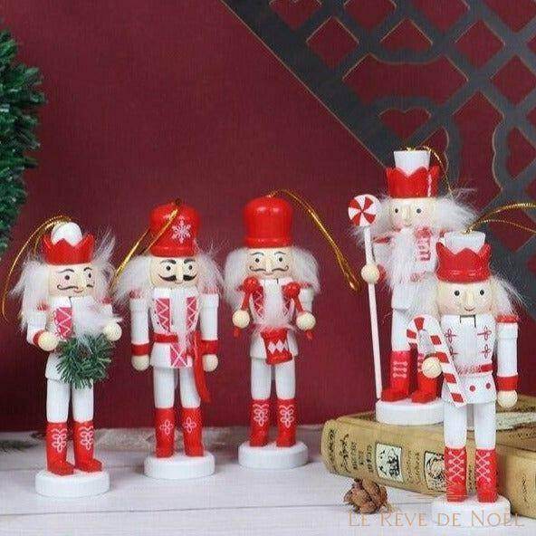 Casse noisette Noël - Rouge et blanc