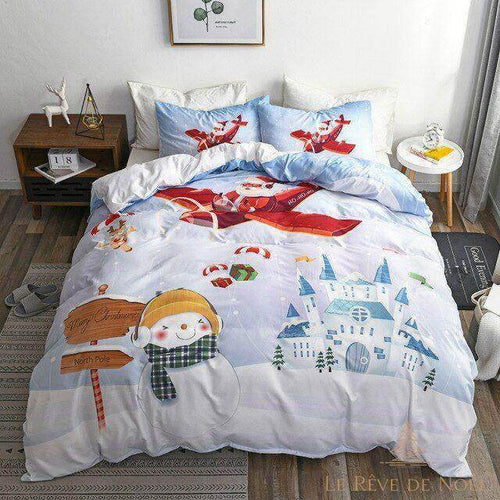 Housse de couette  imprimé noël