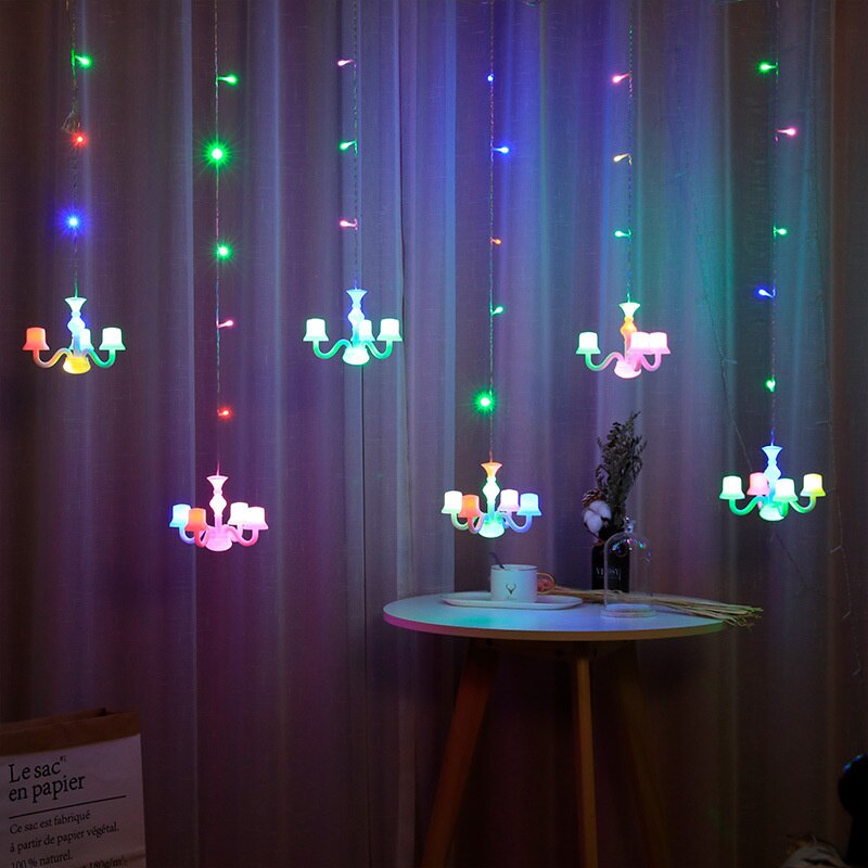 Guirlande Lumineuse - motif lustre chandelier