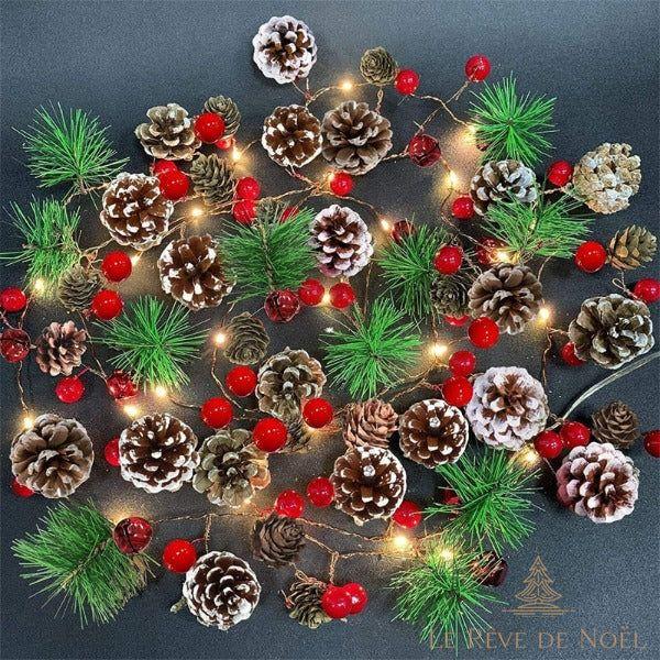 Guirlande Lumineuse Noël - Pomme de pin