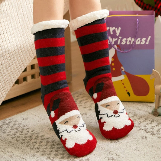 Chaussettes de Noël - Tricot Père Noël