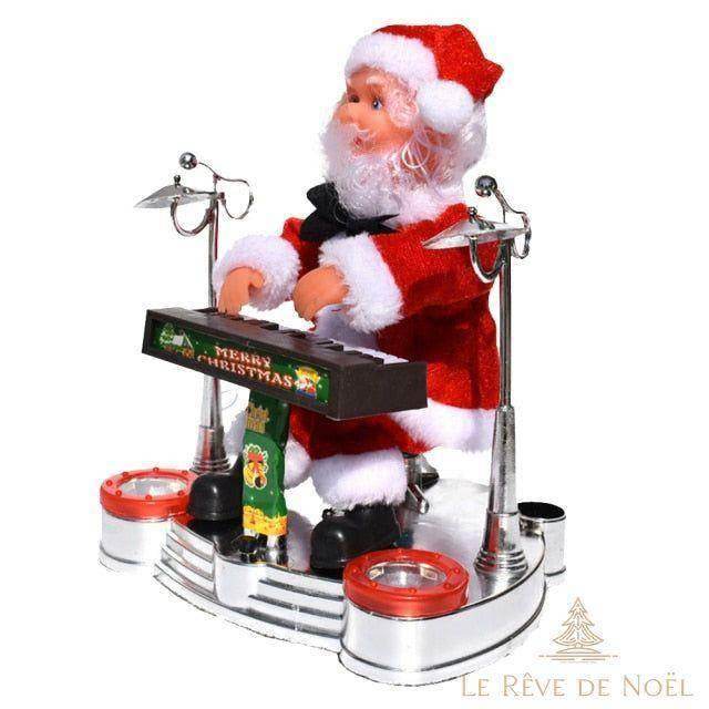 Automate Père Noël jouant du piano
