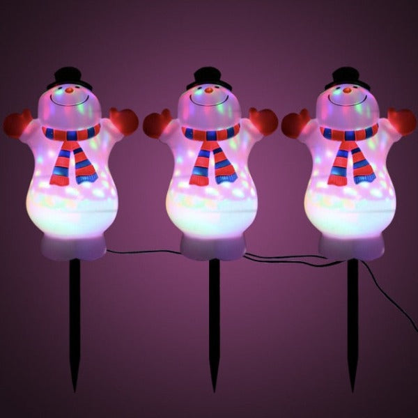 Guirlande Illumination de Noël - Bonhommes de neige joyeux